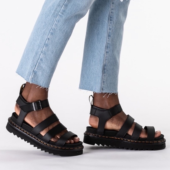 Dr. Martens Shoes - Dr. Martens | Blaire Sandal in Black Leather Size EU 38 / US 7